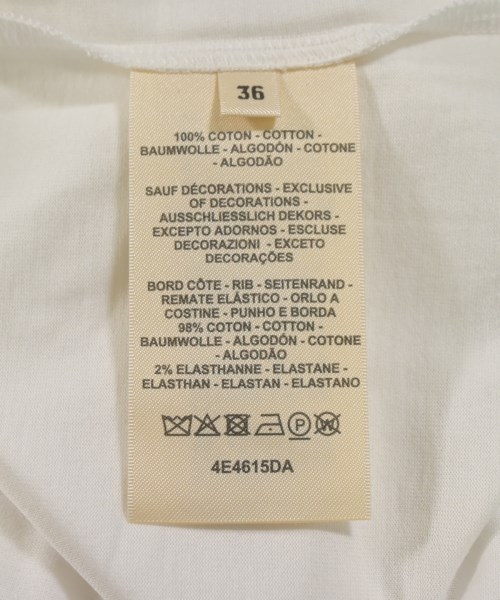 HERMES（エルメス）Tシャツ・カットソー 白 サイズ:36(XS位) レディース/2200719686108