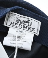 HERMES（エルメス）キャスケット 紺 サイズ:56 レディース/2200721316208