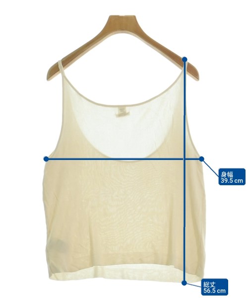 HERMES（エルメス）キャミソール 白 サイズ:XL レディース/2200721901039