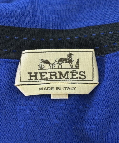 HERMES（エルメス）ニット・セーター 青 サイズ:S メンズ/2200721916019