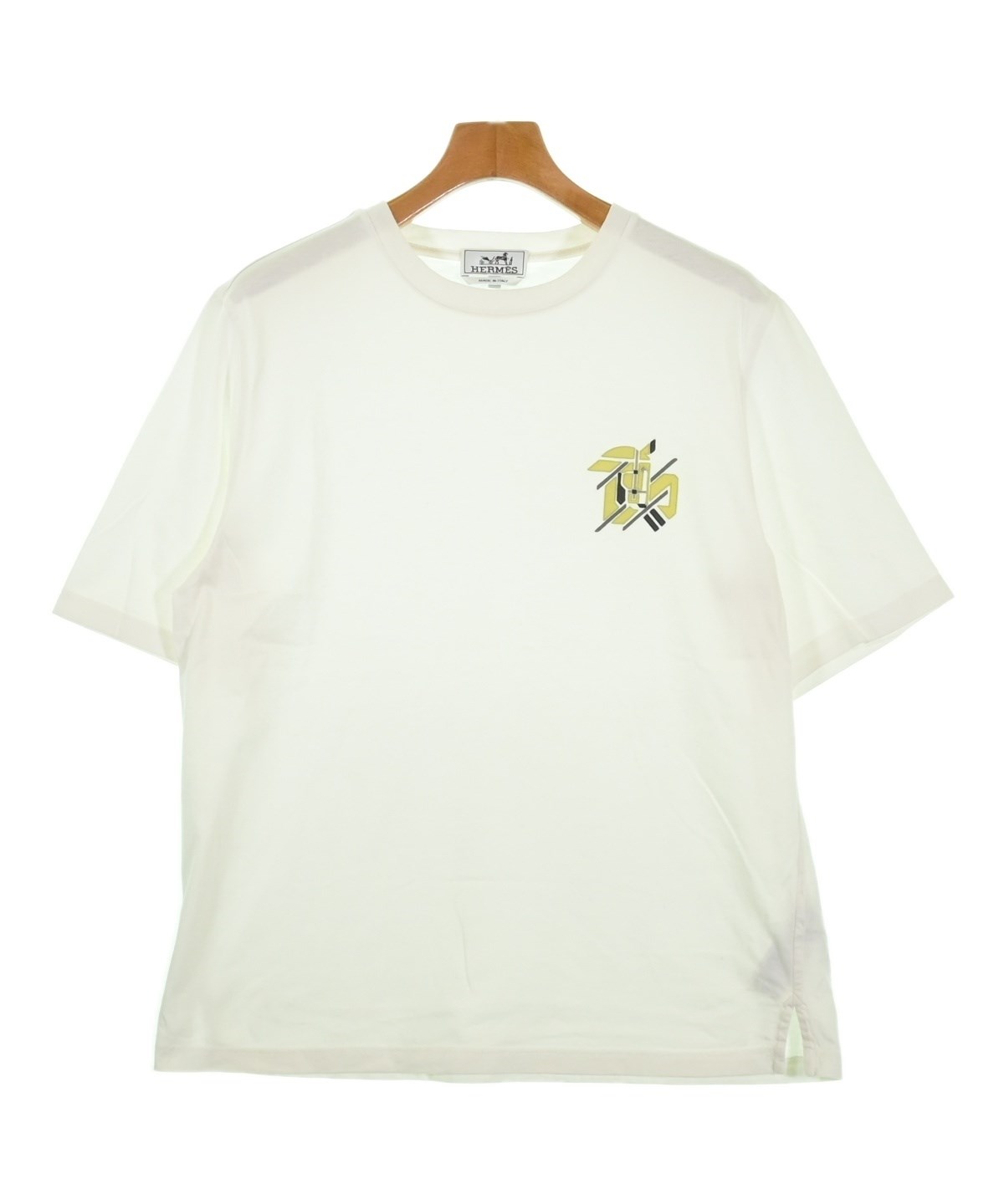 HERMES（エルメス）Tシャツ・カットソー 白 サイズ:S メンズ