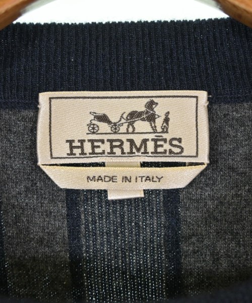 HERMES（エルメス）ニット・セーター 紺 サイズ:M メンズ/2200721916040