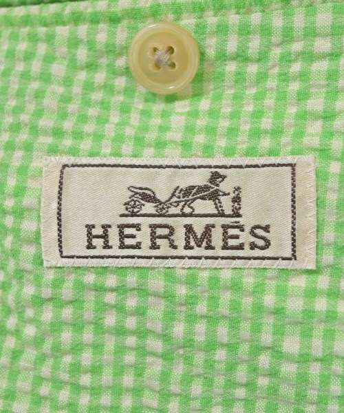 HERMES（エルメス）テーラードジャケット 緑 サイズ:46(M位) メンズ/2200722103104