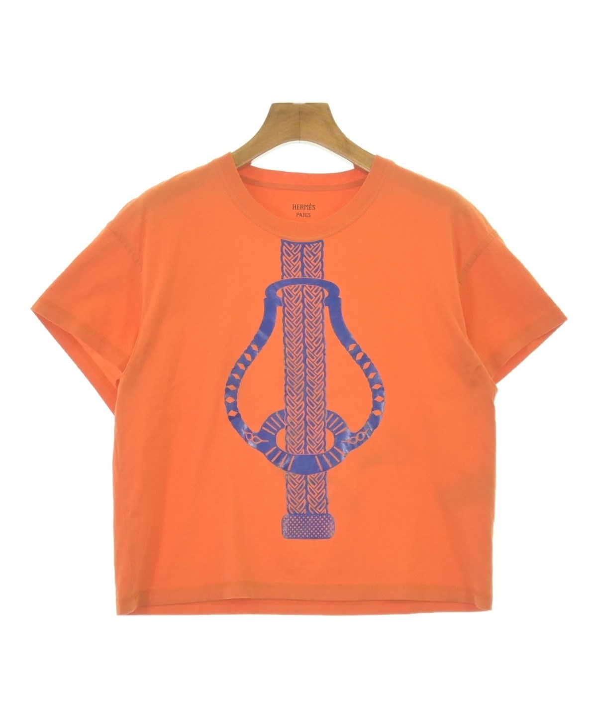 HERMES（エルメス）Tシャツ・カットソー オレンジ サイズ:36(XS位
