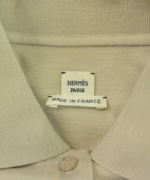 HERMES（エルメス）ポロシャツ ベージュ サイズ:34(XXS位) レディース/2200722735015