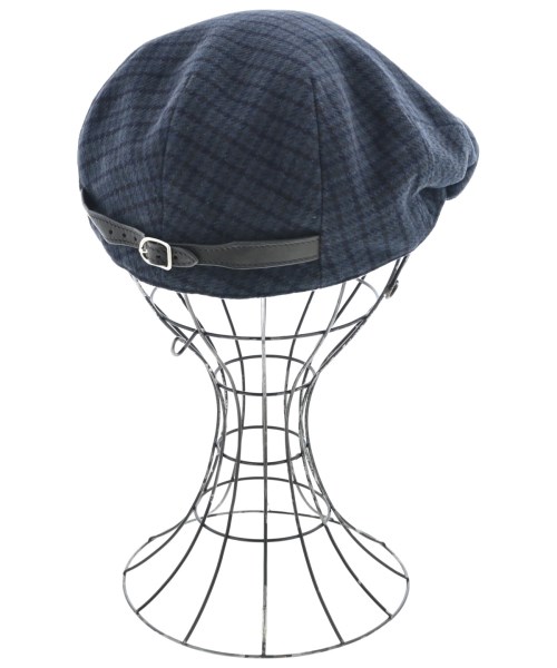 HERMES（エルメス）ハンチング・ベレー帽 紺 サイズ:60cm メンズ/2200722735039
