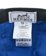 HERMES（エルメス）キャップ 黒 サイズ:58 レディース/2200722460696