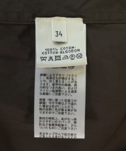 HERMES（エルメス）ブラウス 茶 サイズ:34(XS位) レディース/2200713526554