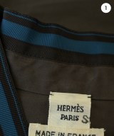 HERMES（エルメス）ブラウス 茶 サイズ:34(XS位) レディース/2200713526554