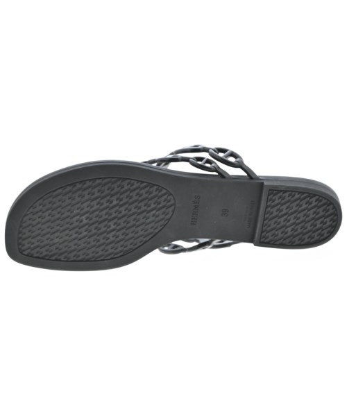 HERMES（エルメス）サンダル 黒 サイズ:EU39(25.5cm位) レディース/2200724336449
