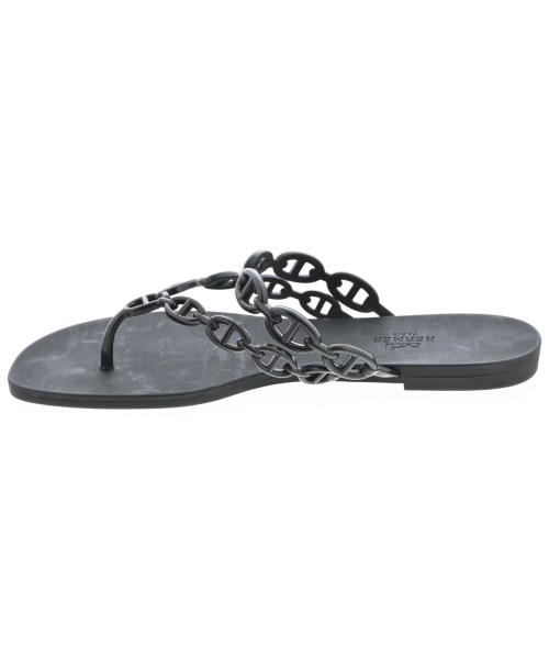 HERMES（エルメス）サンダル 黒 サイズ:EU39(25.5cm位) レディース/2200724336449