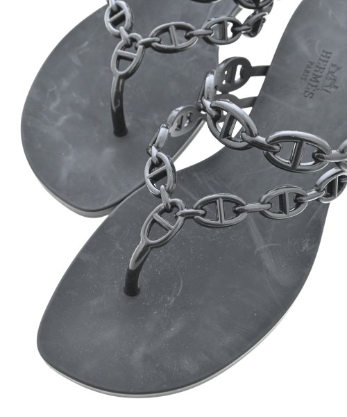 HERMES（エルメス）サンダル 黒 サイズ:EU39(25.5cm位) レディース/2200724336449