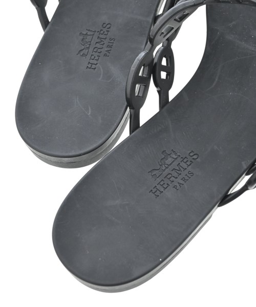 HERMES（エルメス）サンダル 黒 サイズ:EU39(25.5cm位) レディース/2200724336449