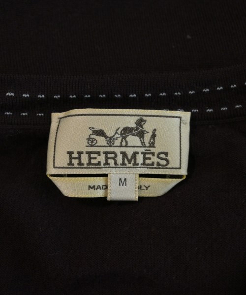 HERMES（エルメス）ニット・セーター 茶 サイズ:M メンズ/2200724623044