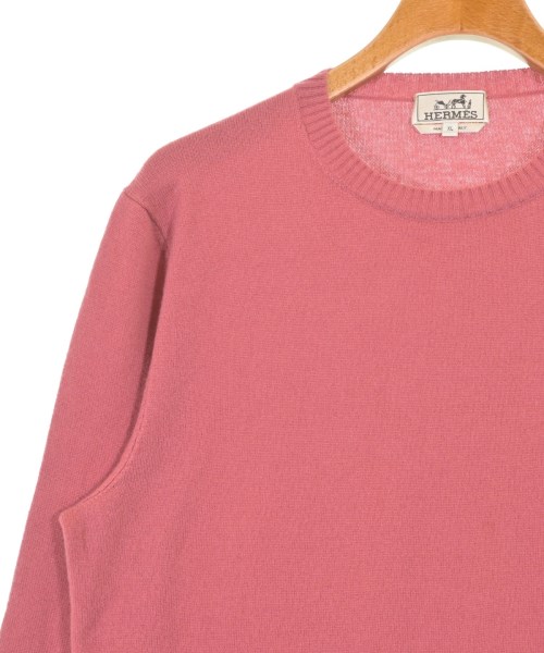 HERMES（エルメス）ニット・セーター ピンク サイズ:XL メンズ/2200724881048