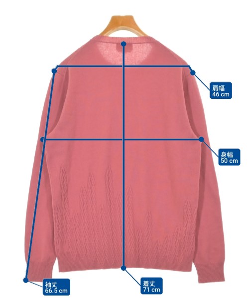 HERMES（エルメス）ニット・セーター ピンク サイズ:XL メンズ/2200724881048