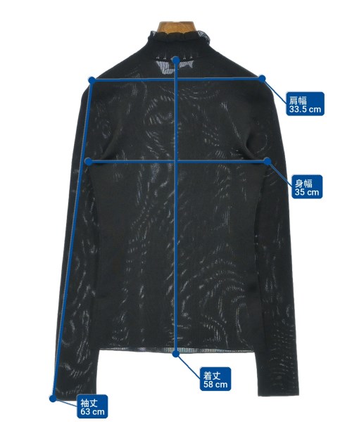 HERMES（エルメス）ニット・セーター 黒 サイズ:36(XS位) レディース/2200725242015