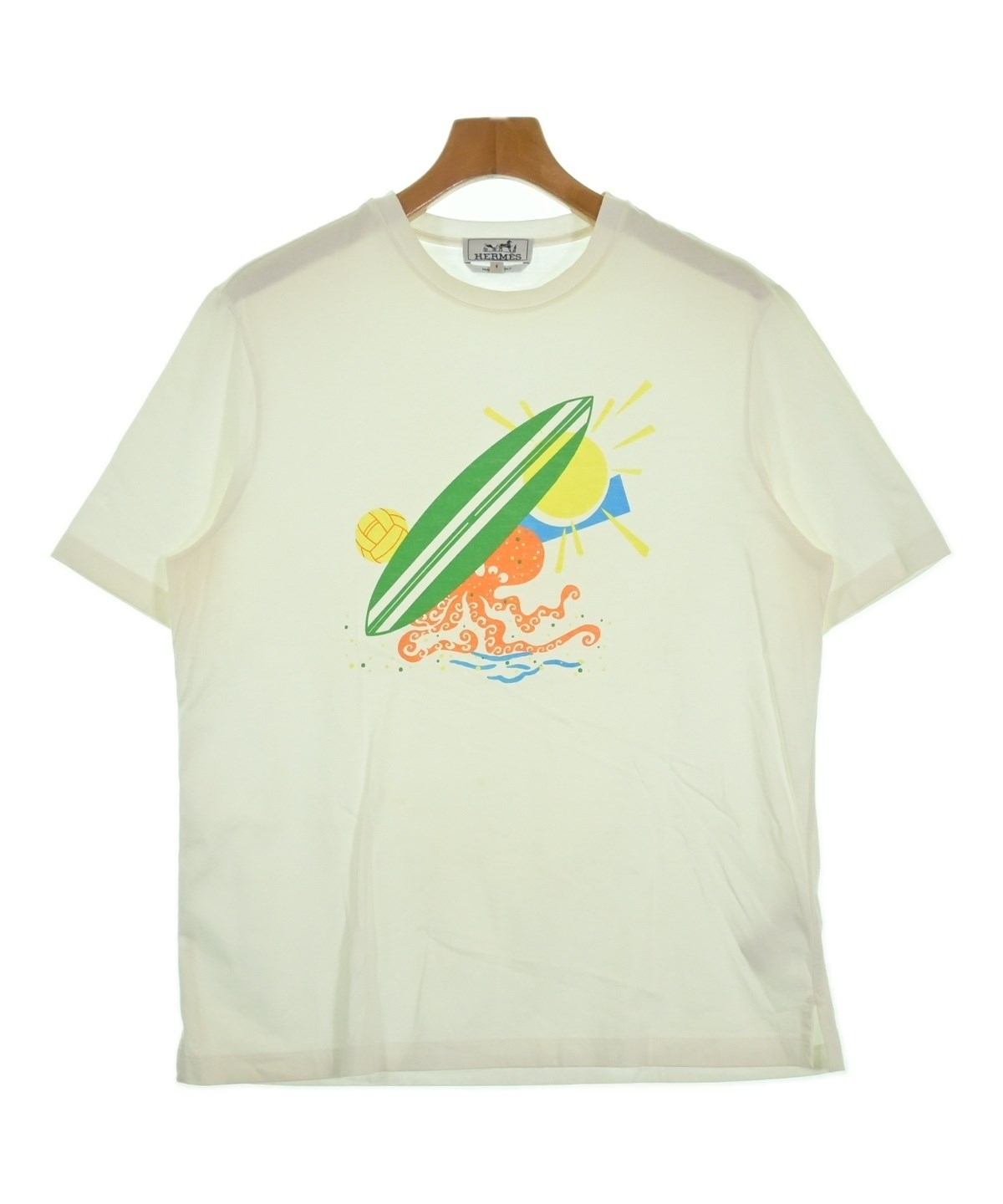 HERMES（エルメス）Tシャツ・カットソー 白 サイズ:S メンズ
