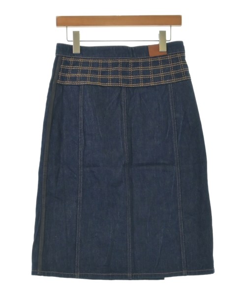 HERMES（エルメス）ロング・マキシ丈スカート 紺 サイズ:38(S位) レディース/2200727117014