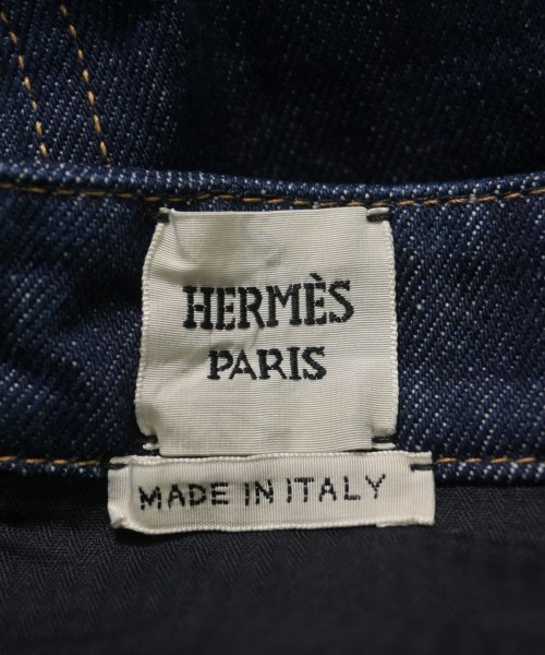 HERMES（エルメス）ロング・マキシ丈スカート 紺 サイズ:38(S位) レディース/2200727117014