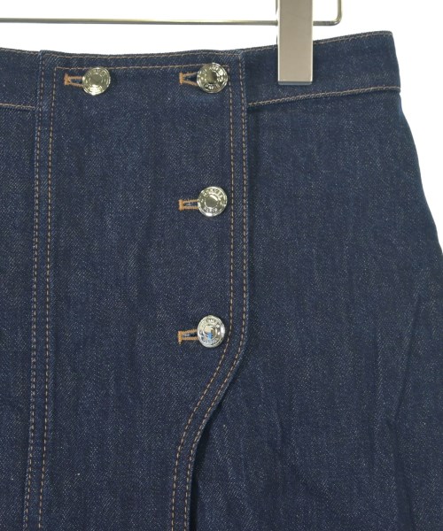 HERMES（エルメス）ロング・マキシ丈スカート 紺 サイズ:38(S位) レディース/2200727117014