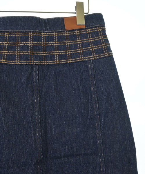 HERMES（エルメス）ロング・マキシ丈スカート 紺 サイズ:38(S位) レディース/2200727117014