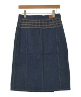 HERMES（エルメス）ロング・マキシ丈スカート 紺 サイズ:38(S位) レディース/2200727117014