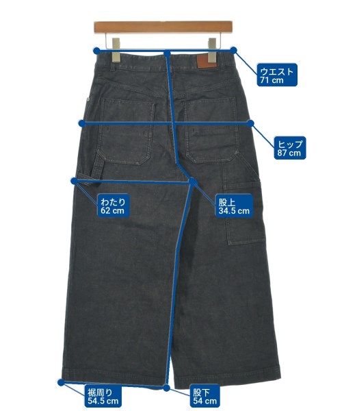 HERMES（エルメス）デニムパンツ グレー サイズ:38(S位) レディース/2200727117069