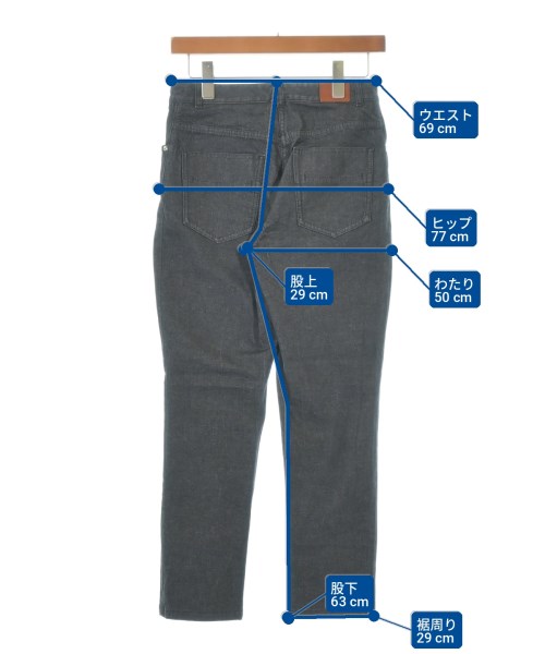 HERMES（エルメス）デニムパンツ 黒 サイズ:36(XS位) レディース/2200727117083