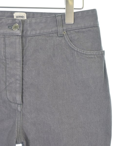HERMES（エルメス）デニムパンツ グレー サイズ:38(S位) レディース/2200727117113