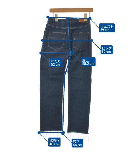 HERMES（エルメス）デニムパンツ 紺 サイズ:34(XXS位) レディース/2200727202017