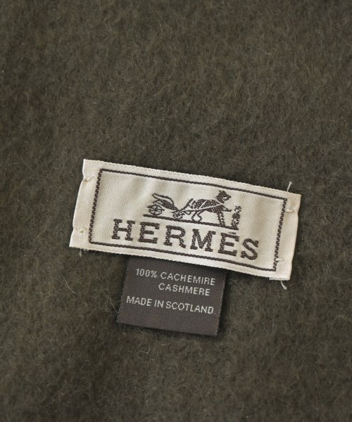 HERMES（エルメス）マフラー カーキ サイズ:- メンズ/2200727277060