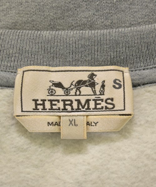 HERMES（エルメス）スウェット グレー サイズ:XL メンズ/2200728390010