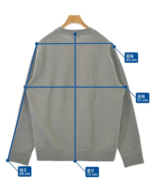 HERMES（エルメス）スウェット グレー サイズ:XL メンズ/2200728390010