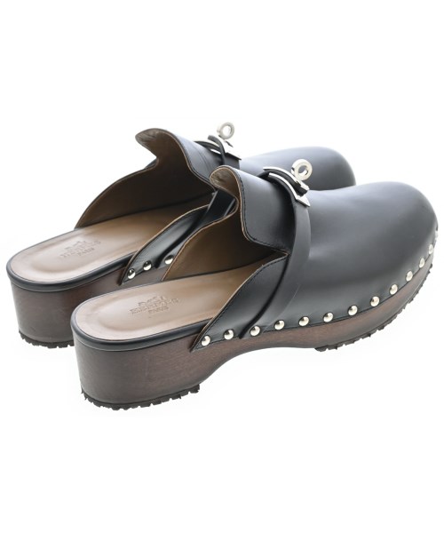 HERMES（エルメス）サンダル 黒 サイズ:EU38(24.5cm位) レディース/2200728783010