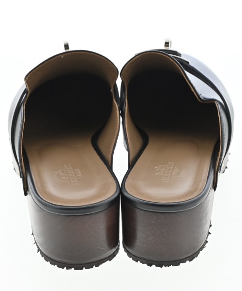 HERMES（エルメス）サンダル 黒 サイズ:EU38(24.5cm位) レディース/2200728783010