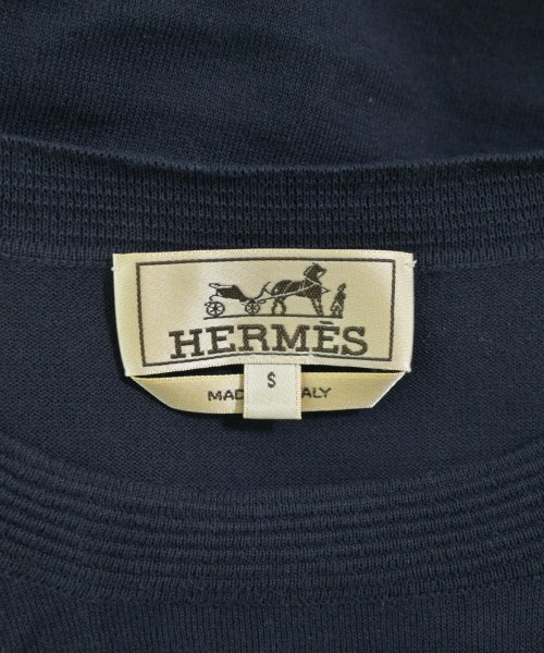 HERMES（エルメス）ニット・セーター 紺 サイズ:S メンズ/2200728848016