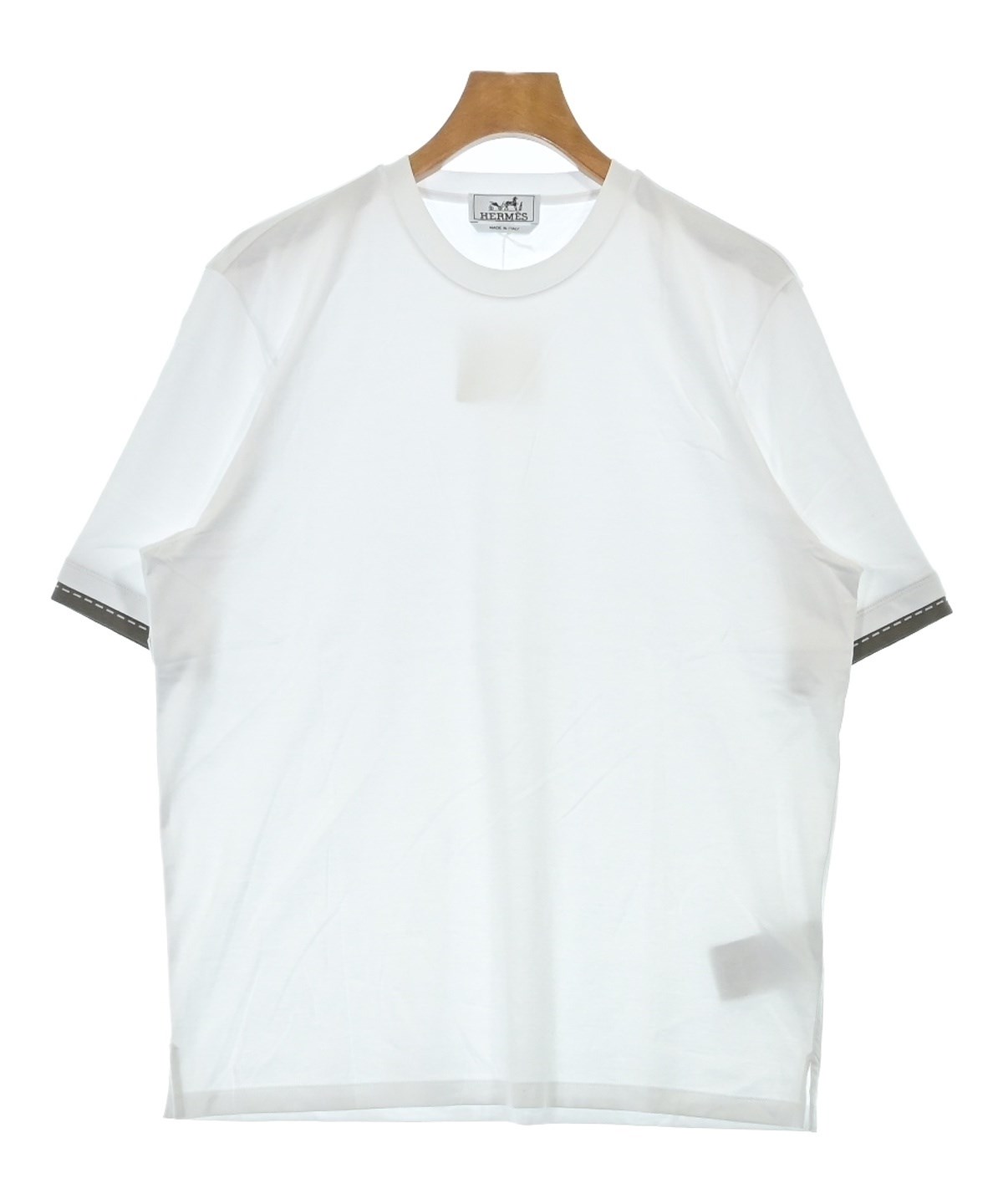 HERMES（エルメス）Tシャツ・カットソー 白 サイズ:S メンズ