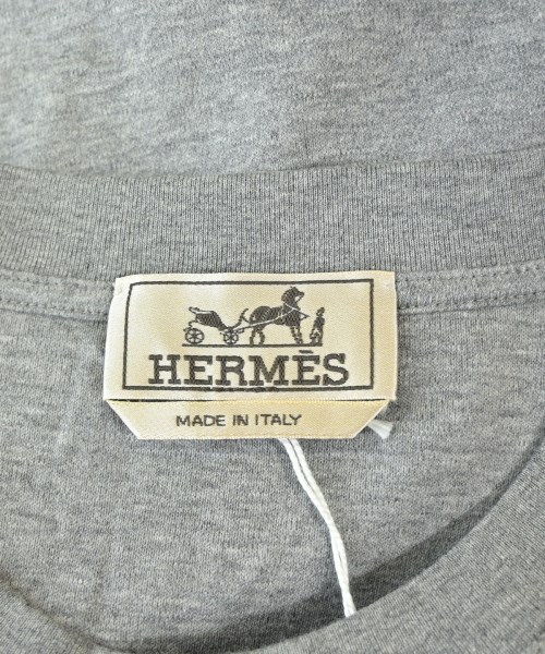 HERMES（エルメス）Tシャツ・カットソー グレー サイズ:S メンズ/2200729104067