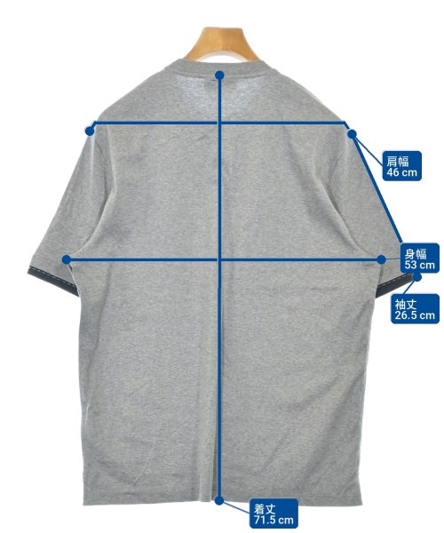 HERMES（エルメス）Tシャツ・カットソー グレー サイズ:S メンズ/2200729104067