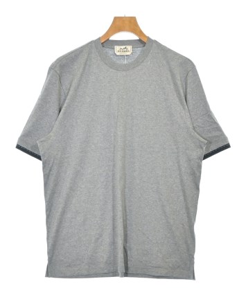 HERMES（エルメス）Tシャツ・カットソー グレー サイズ:S メンズ