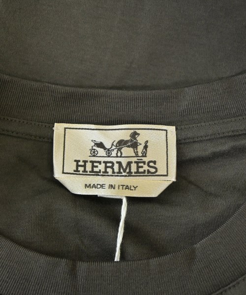 HERMES（エルメス）Tシャツ・カットソー 茶 サイズ:M メンズ/2200729104074