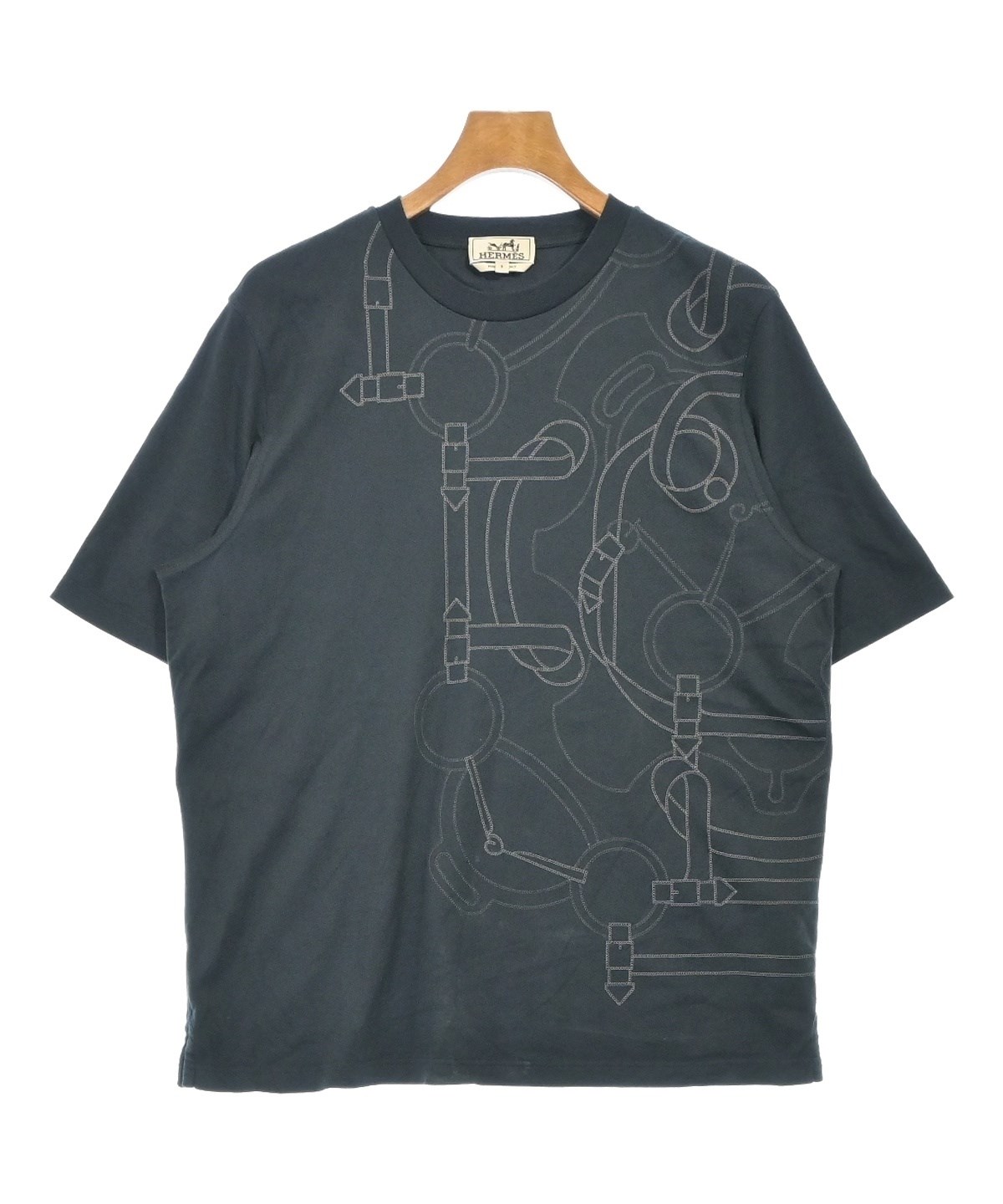 HERMES（エルメス）Tシャツ・カットソー 黒 サイズ:S メンズ