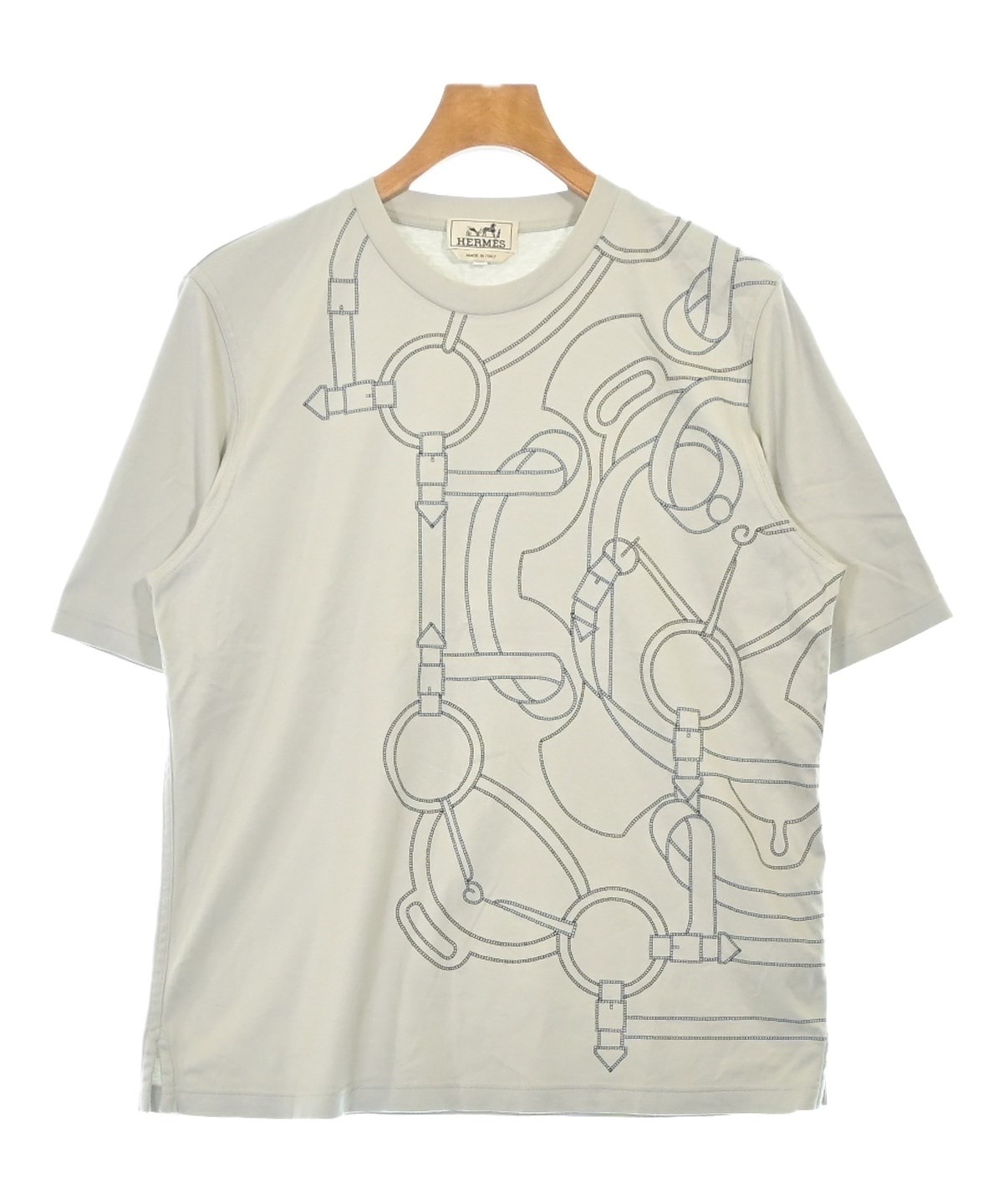 HERMES（エルメス）Tシャツ・カットソー ベージュ サイズ:S メンズ