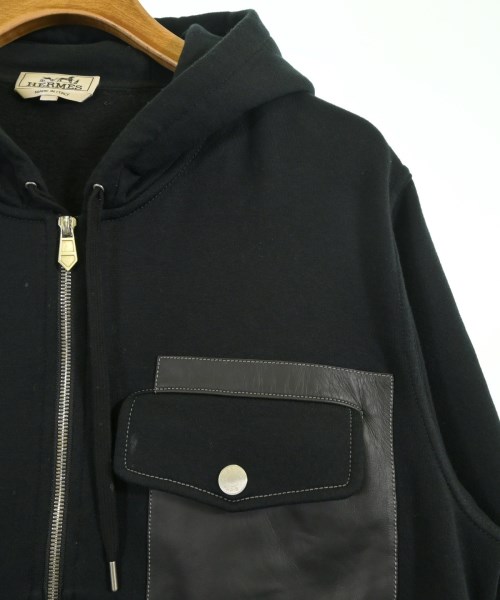 HERMES（エルメス）パーカー 黒 サイズ:M メンズ/2200729104104