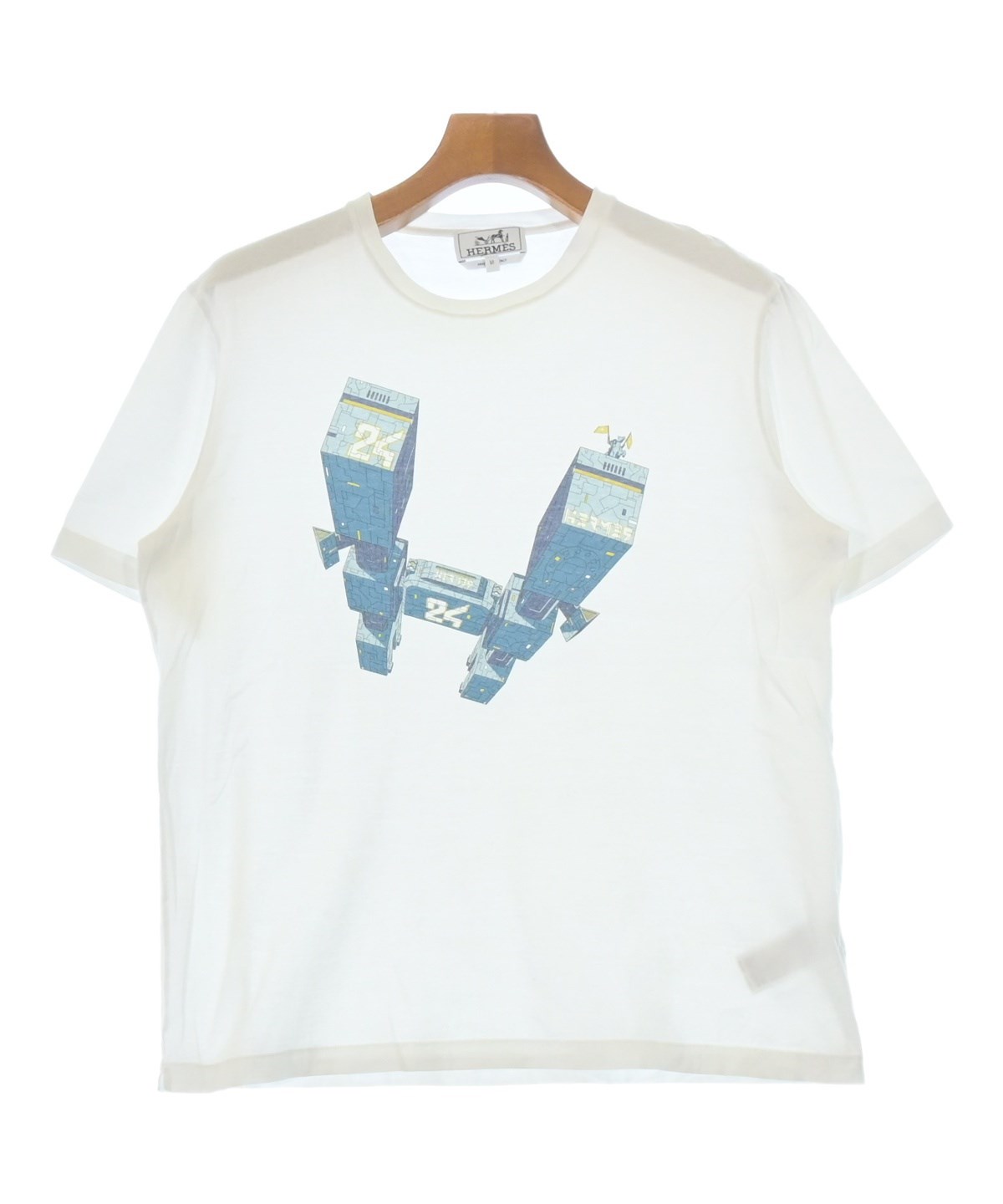 HERMES（エルメス）Tシャツ・カットソー 白 サイズ:M メンズ