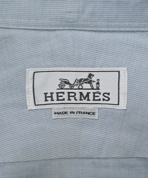 HERMES（エルメス）カジュアルシャツ 青 サイズ:42(XXL位) メンズ/2200682820097