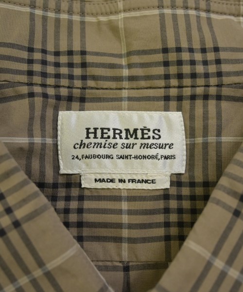 HERMES（エルメス）カジュアルシャツ グレー サイズ:-(XL位) メンズ/2200683562026