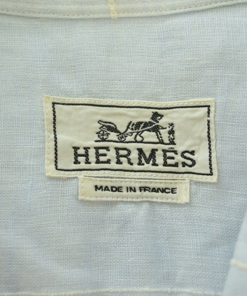 HERMES（エルメス）カジュアルシャツ 青 サイズ:39(M位) メンズ/2200683614169