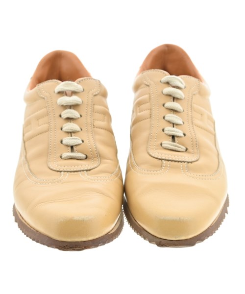 HERMES（エルメス）スニーカー ベージュ サイズ:37 1/2(24.5cm位) レディース/2200683864045